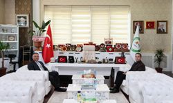Aras EDAŞ Iğdır İl Koordinatörü Has’tan, Rektör Prof. Dr. Gürel’e Ziyaret