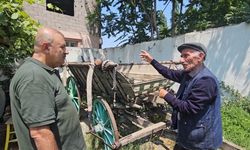 GELİN ARABASI OLARAK KULLANILAN ÖKÜZ ARABASI MÜZEYE BAĞIŞLANDI