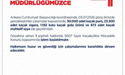 Ankara'da 30 bin adet kaçak puro ele geçirildi