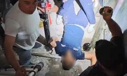 Asansör boşluğuna düşen genç kurtarıldı