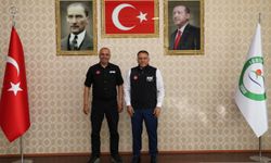 Iğdır AFAD İl Müdürü Deniz’den Rektör Prof. Dr. Gürel’e Veda Ziyareti