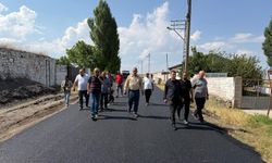 Iğdır İl Özel İdaresinden Mollakamer Köyü Yoluna Asfalt