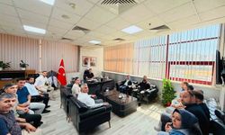 Hak-İş İl Başkanı Aküzüm, Başhekim Avınca ile görüştü