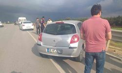 Otomobil bariyere çarptı: 1 yaralı