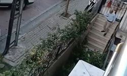 Park yeri tartışması kamerada