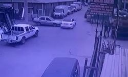 Peş peşe kazalar kamerada