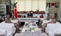 Iğdır İlçe Jandarma Komutanı Karakaş’tan Rektör Gürel’e Ziyaret