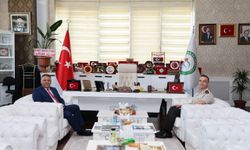 Iğdır Askerlik Şubesi Başkanı Üsteğmen Türe’den Rektör Gürel’e Ziyaret