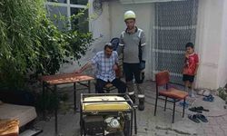 Aras EDAŞ'tan planlı bakım sürecinde hastaya mobil jeneratör desteği
