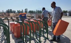 Iğdır Belediyesi Atık Malzemelerden Çöp Kovası Üretti