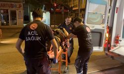 Motosiklet devrildi: Kadın sürücü yaralandı