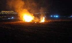 Seyir halindeki otomobil alev aldı