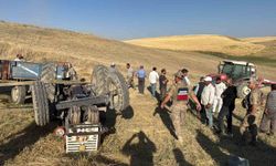 Takla atan traktörün sürücüsü hayatını kaybetti
