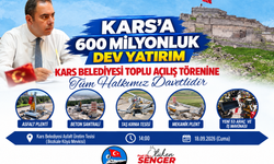 Kars Belediyesinden 600 Milyonluk Yatırım
