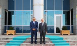 Iğdır Çevre, Şehircilik ve İklim Değişikliği İl Müdürü Gültekin’den Rektör Gürel’e Veda Ziyareti