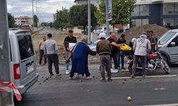 Iğdır’da Trafik Kazası : Otomobil ve Motosiklet Çarpıştı
