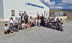 İlkokulu öğrencileri Oltu içme suyu arıtma tesisini inceledi