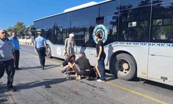 Motosiklet yayaya çarptı: 1 yaralı