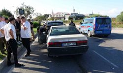 Otomobiller çarpıştı: 1 yaralı