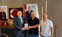 ÜNSAL’DAN MİLLİ EĞİTİM MÜDÜRÜ EKİZ’E HAYIRLI OLSUN ZİYARETİ