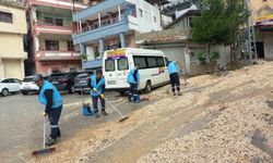 Temizlik ekipleri sahaya çıktı