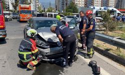 Trafik kazası: 1'i bebek 4 yaralı