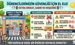 Iğdır Şehit Mehmet Selim Kiraz İlkokulundan Trafik Uyarısı