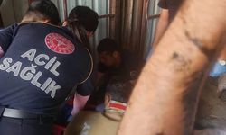 Yük asansörü düştü: 1 yaralı