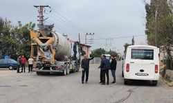 BETON MİKSERİ İLE YOLCU MİNİBÜSÜ ÇARPIŞTI