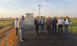 Genel Sekreter Çarman’dan Ramazankent ve Hacıağa Köy Yollarında Asfalt İncelemesi
