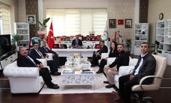 Türk Eğitim-Sen Heyetinden Rektör Gürel’e Ziyaret