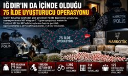 Iğdır’ın da İçinde Olduğu 75 İlde Uyuşturucu Operasyonu