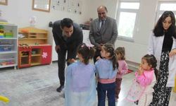 Selim Kaymakamı Semiz'den Şehit Umut Gök Anaokuluna ziyaret