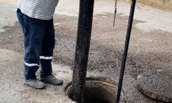 Yağmur suyu hattından bavul çıktı