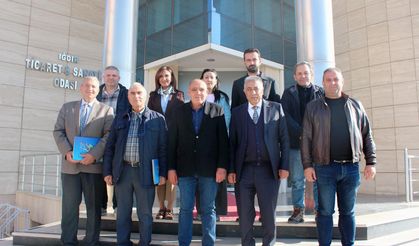 CHP Iğdır İl Yönetiminden Odaya Nezaket Ziyareti