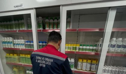 Köşk'te bitki koruma ürünü satış yerlerine denetim yapıldı