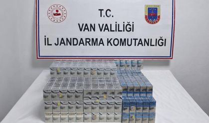 Van'da kaçak sigara operasyonu