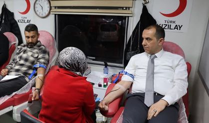 Vali Taşolar’dan Kan Bağışına Destek