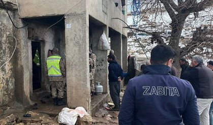 Kurtalan'da ev yangını