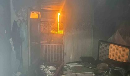 Müstakil evde çıkan yangın söndürüldü