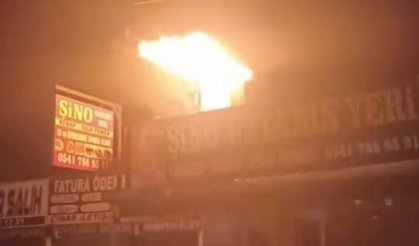 Lokanta alevlere teslim oldu