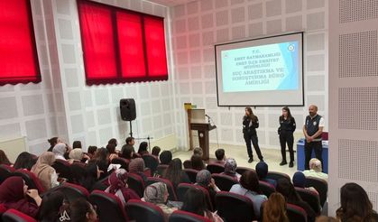 Emet MYO'da KADES uygulaması ve dolandırıcılıkla mücadele eğitimi