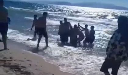 İki kişi boğulma tehlikesi geçirdi