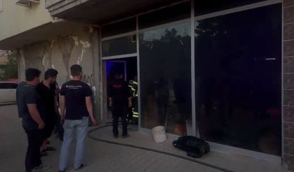 İş yerinde korkutan yangın