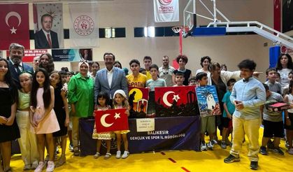 Burhaniye'de Yaz Spor Okulları törenle açıldı