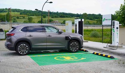 Elektrikli araç şarj istasyonu kullanıma açıldı