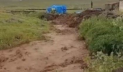 Meteoroloji uyarmıştı: Kağızman'da sel