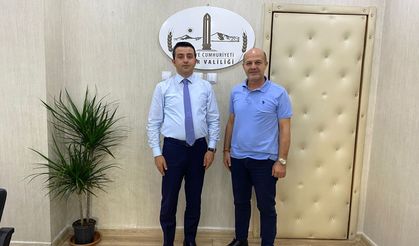 Vali Yardımcısı Burak Yılmaz’a Hoş Geldin Ziyareti