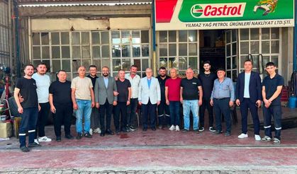AK Parti heyeti sanayi esnafıyla bir araya geldi