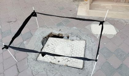 Iğdır’da Kaldırımda Büyük Tehlike